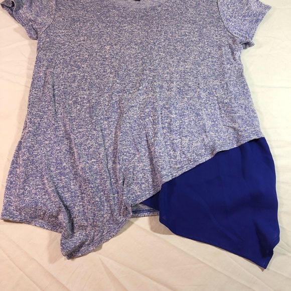 EllumiNation Women's short Sleeve Blouse Top Size Medium - Picture 3 of 4